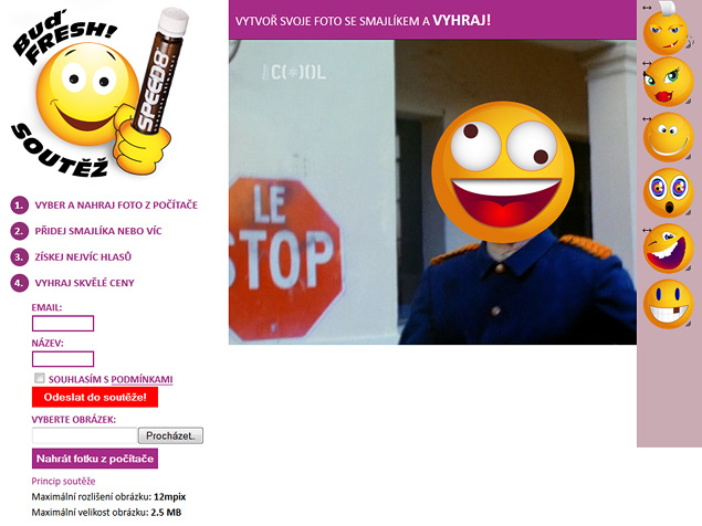 Soutěžní aplikace pro Speed8