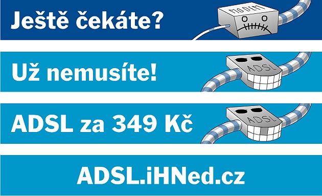 Bannerová kampaň "ADSL"